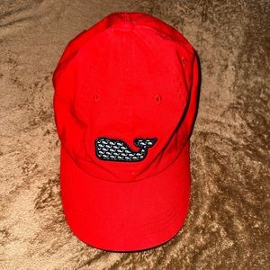 Red Vineyard Vines Hat